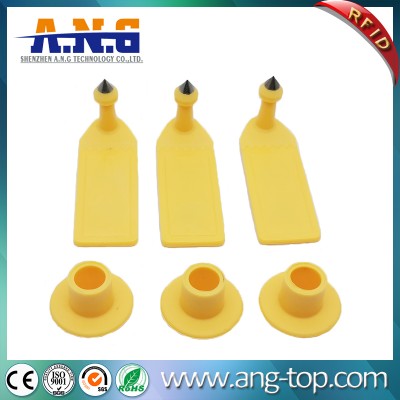 ISO 18000-6C Tag Ear Long Range UHF RFID animal para o gado Sheep