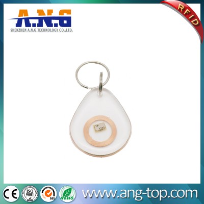 125kHz Transparent RFID Key Tag ID Card for Access Control