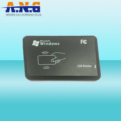 ABS Rfid lecteur USB Noir Lf 125Khz Rfid Reader pour Windows System