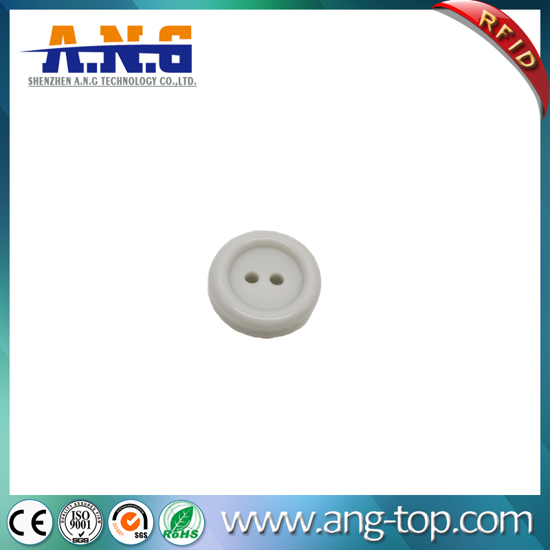 Washable UHF RFID Button Laundry Tag For Clothes and Garment