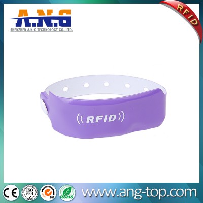 Promotional Gift RFID Plastic PVC Vinyl Wristband