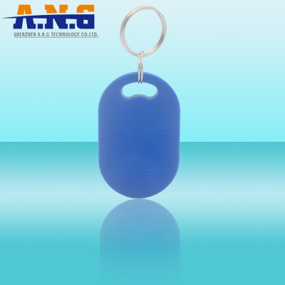 Security Personalized Key Tag Printing High Frequency Blue Rfid Key Chains Mifare