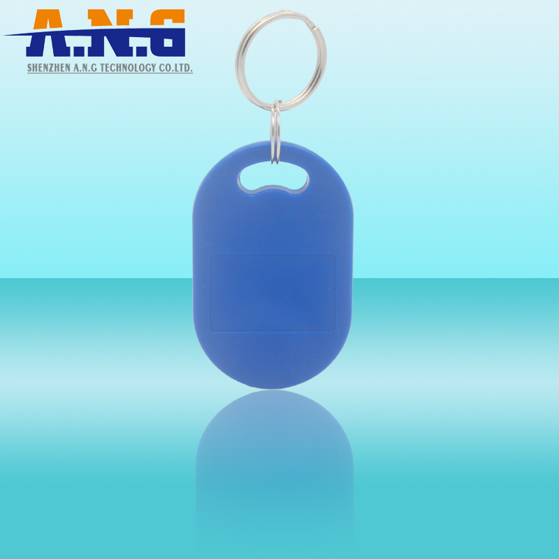 Security Personalized Key Tag Printing High Frequency Blue Rfid Key Chains Mifare