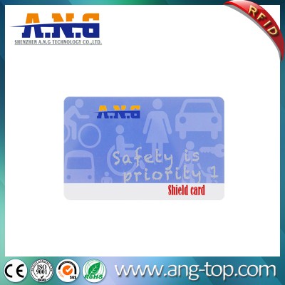 Hot Stamping Custom Printing RFID Blocker Card For Wallet Security