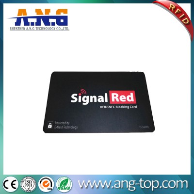 Custom Printing E-Shield Card RFID Protection RFID Blocking Card