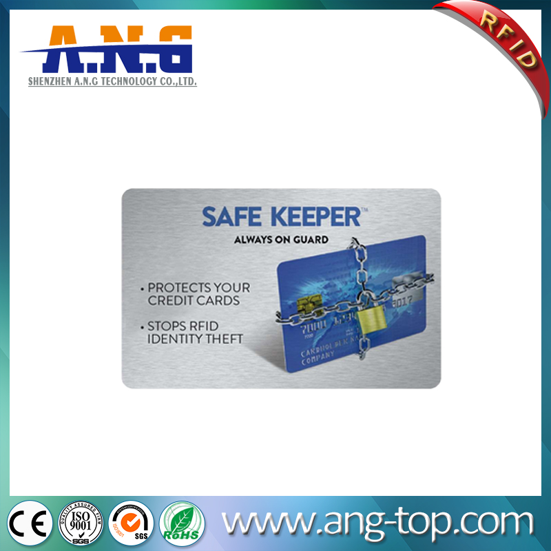 Printed High Security Wallet Blocking RFID Smart Card Protectors