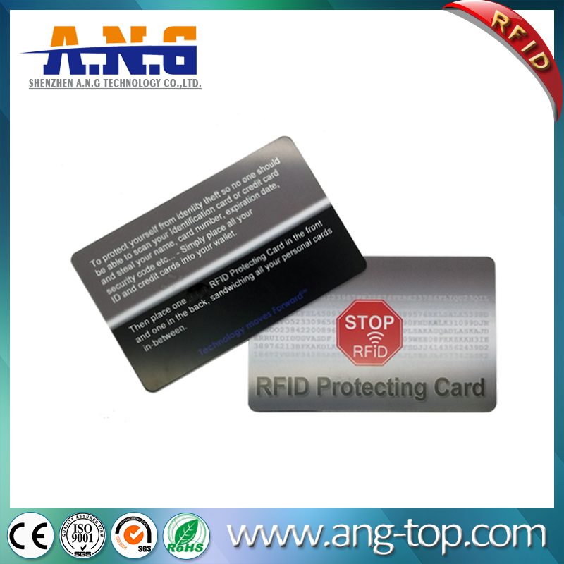 CMYK Printing RFID Blocking Cards For Electronic Theft Protecting
