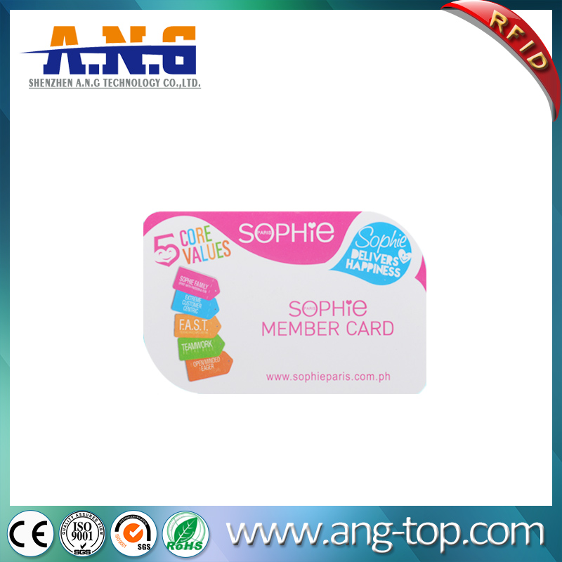 Round Corner Plastic Smart Card With Full Color Printing