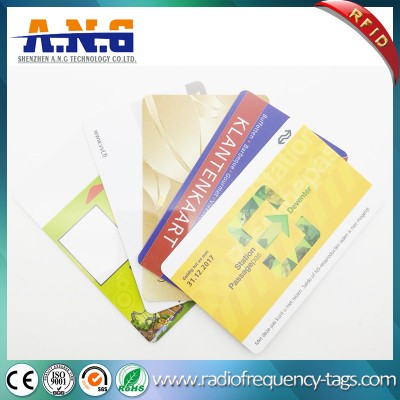 ISO14443 Cr80 Plastic RFID PVC Smart Card with Magnetic Strip