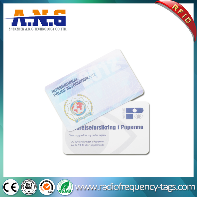 Cr80 ISO Standard Printed RFID PVC Contactless ID Card