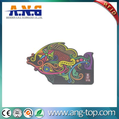 Customized Printing PVC Irregular Shape Business Card with Frosted