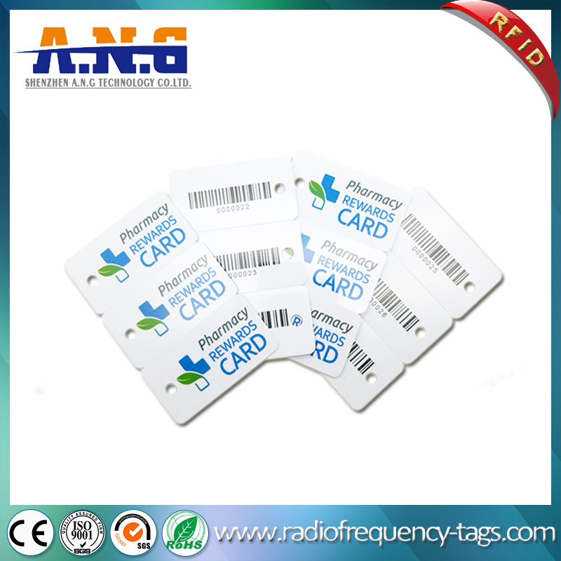 Mini Size RFID PVC Key Card Plastic Gift Combo Card