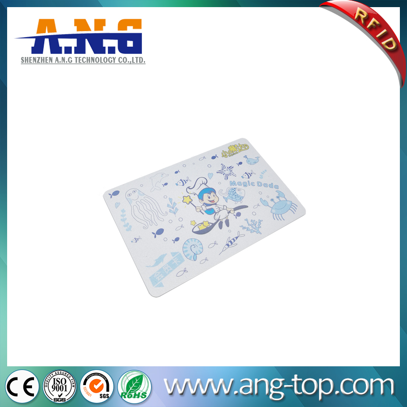 CMYK Printing Matte Contactless RFID Card with Magnetic Stripe