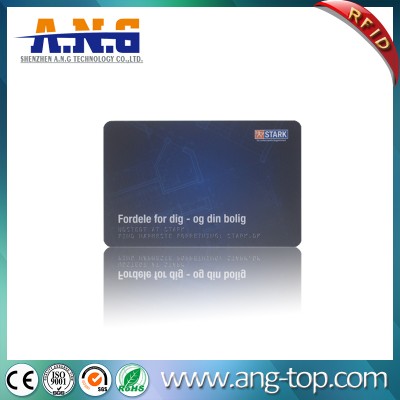 CMYK Color Printing TK4100 PVC Employee ID RFID Smart Card