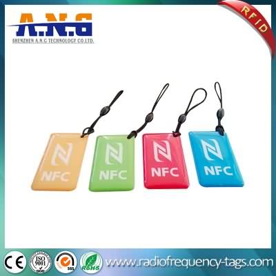 Tag RFID NFC Epoxy Cartão Jelly para controle de acesso