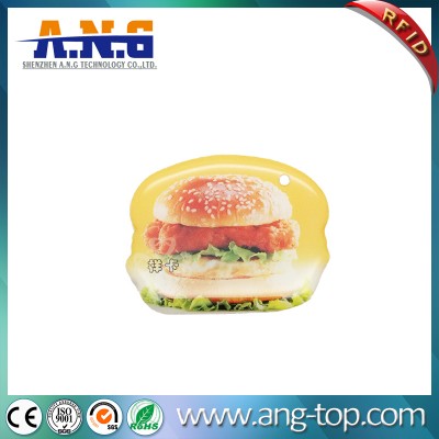 Durable Contactless RFID Epoxy Tag Payment Resin Keychains