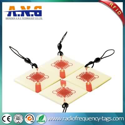 Waterproof RFID Epoxy Resin Crystal Key Tag for Loyalty Cards