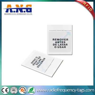 Fabric Woven Washable Passive Clothing Label RFID Laundry Tag