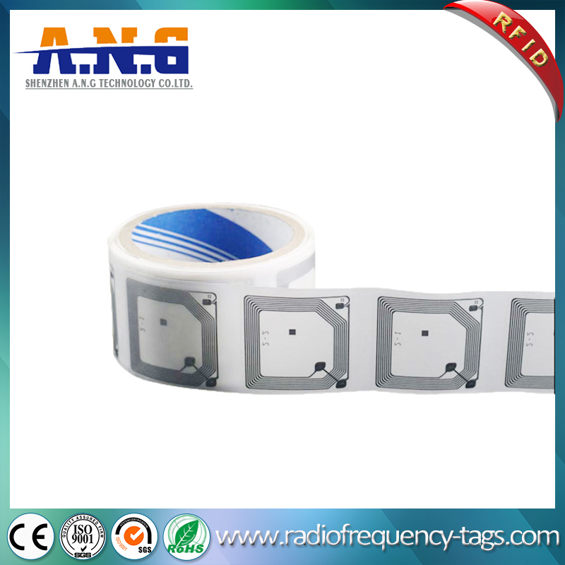 Paper NFC MIFARE Wet Inlay with Adhesives for Asset Tracking