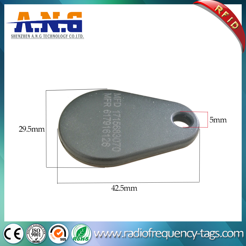 ISO14443A Security Pear Glass RFID Key Tag for Identification