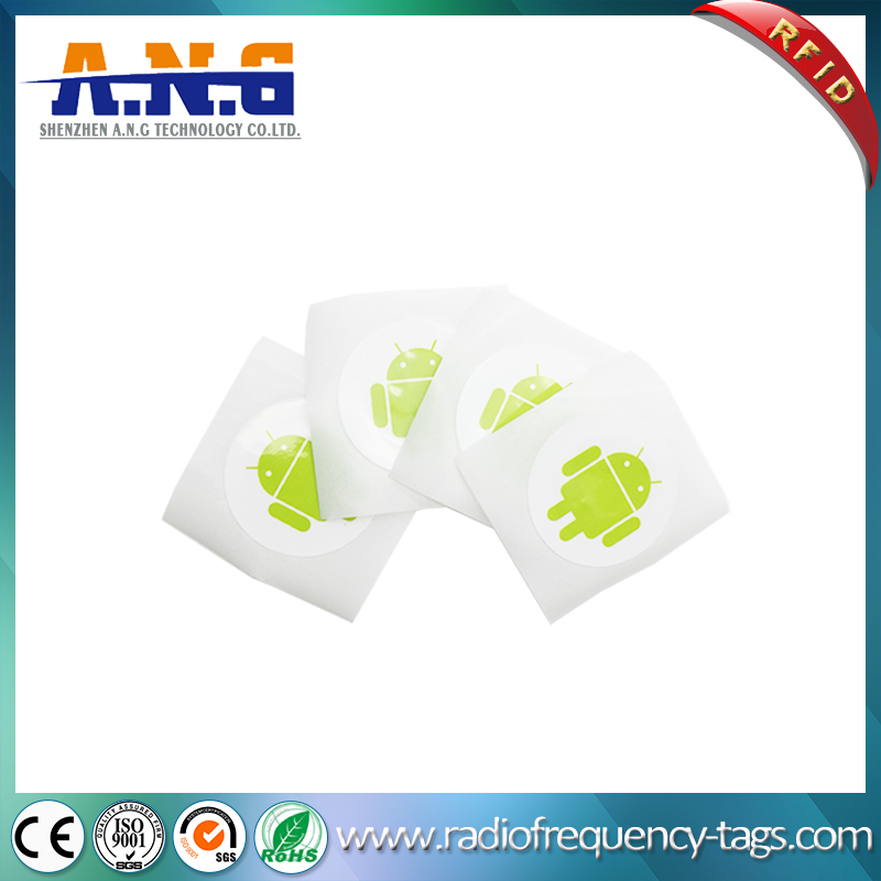 Printed Sticker ID Easing Installation Reliable NFC Ntag213 Chip