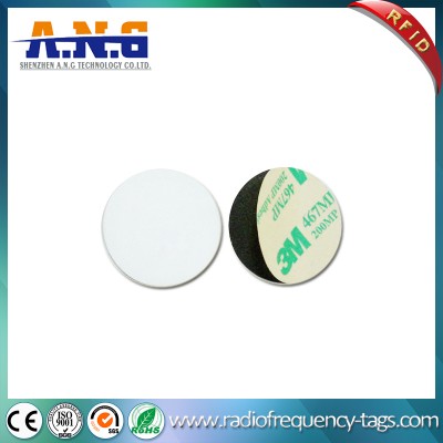 Waterproof PVC Round Hf Passive Coin Tag RFID Token Tag