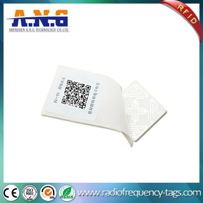 13.56 MHz Papel desechable Impreso etiqueta RFID etiqueta engomada frágil
