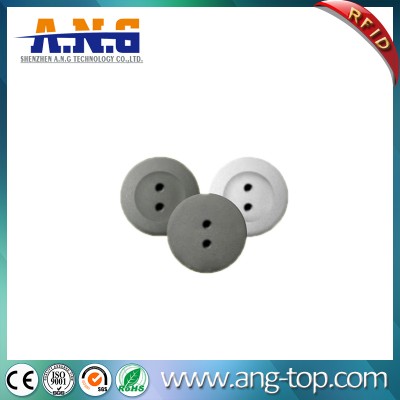 ABS Shaped As Button HF RFID Tags For Clothing With NTAG 213 Chip