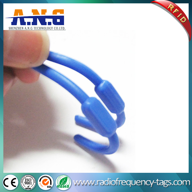Silicone Flexible Spring Laundry UHF Tag for Clothing Management