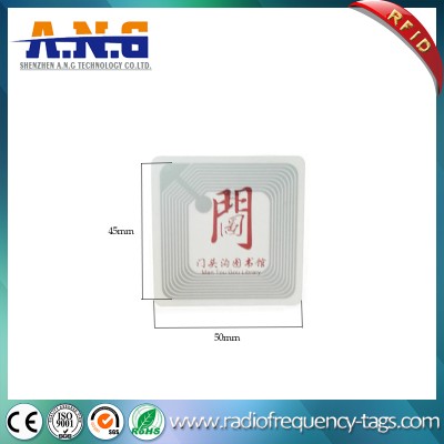 13.56MHz I Code Sli NFC Printed Sticker Tag RFID Library Label