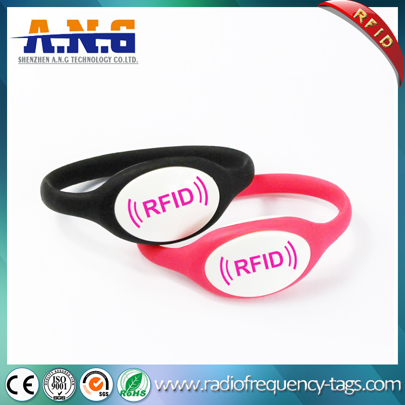 Waterproof Silicone RFID Bracelet Wristband for Football Ticket